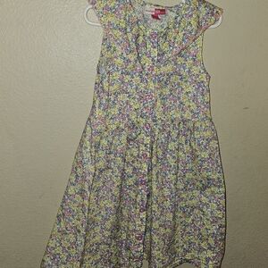 Penelope Mack Pink and Yellow Ruffled Tiered Sundress